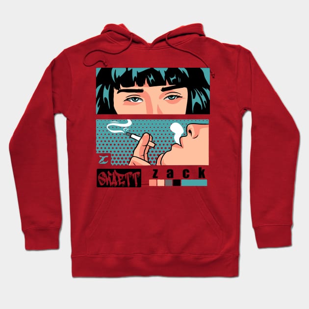 Zack Skaett Girl Power Hoodie by bougaa.boug.9